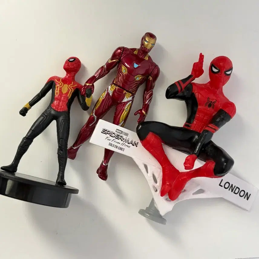 [BUNJANG] Marvel Spider-Man Iron Man Metakore Movie Theater Drink Figure Bundle Set / (일괄) 마블 스파이더맨 아이언맨 메타코레 영화관 특전 음료 피규어
