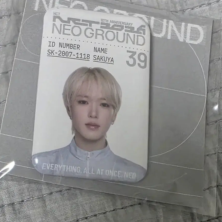 [BUNJANG] NCT WISH Sakuya 10th Anniversary Pop-Up Gacha Metal ID Badge (Sealed) / 엔시티 위시 미개봉 사쿠야 10주년 팝업 가챠 메탈 아이디 뱃지