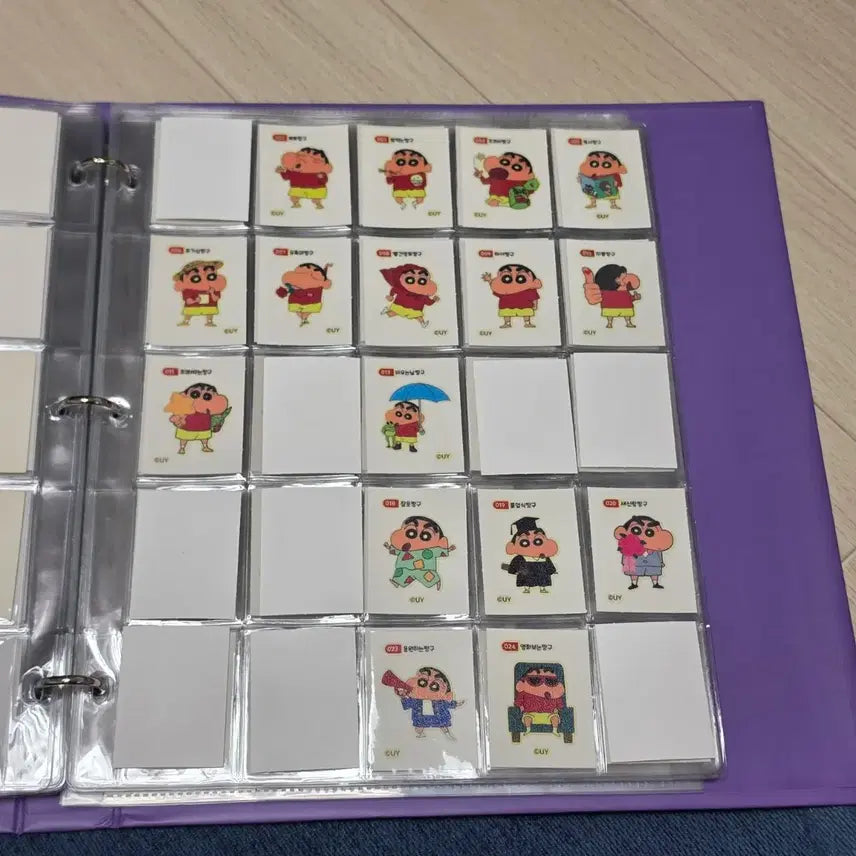 [BUNJANG] Crayon Shin-chan Ddibbuzi Seal Bundle Set (55 Types) / 짱구는못말려 띠부씰 일괄 판매(55종)