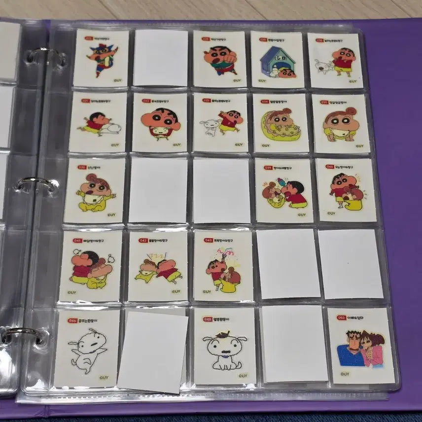 [BUNJANG] Crayon Shin-chan Ddibbuzi Seal Bundle Set (55 Types) / 짱구는못말려 띠부씰 일괄 판매(55종)