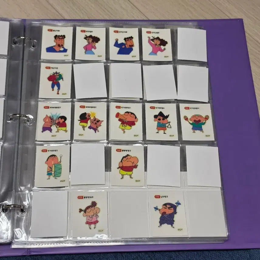 [BUNJANG] Crayon Shin-chan Ddibbuzi Seal Bundle Set (55 Types) / 짱구는못말려 띠부씰 일괄 판매(55종)