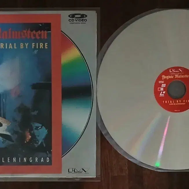 [BUNJANG] Ingwie Malmsteen Leningrad Live Laserdisc / 잉위 맘스틴 Trial by Fire 레닌그라드 라이브 레이저디스크