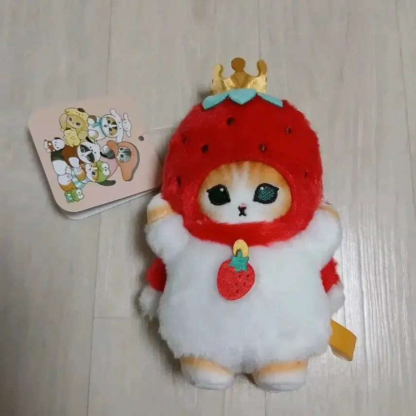 [SOLD OUT] 산리오 모프샌드 딸기 모후샌드 마스코트 인형 키링 모후산도