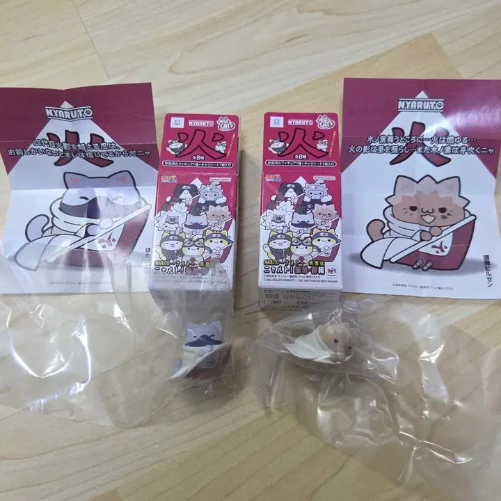 [BUNJANG] Mega Cat Nya-Ruto Series 8 Kakashi &amp; Hiruzen Bundle / 나루토 메가캣 냐루토 8탄 사제와 인연 카카시, 히루젠
