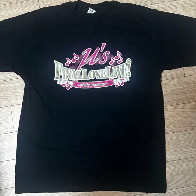 [BUNJANG] Love Live! Final Live T-Shirt Black (Free Size) / 러브라이브 파이널 라이브 티셔츠 블랙 free