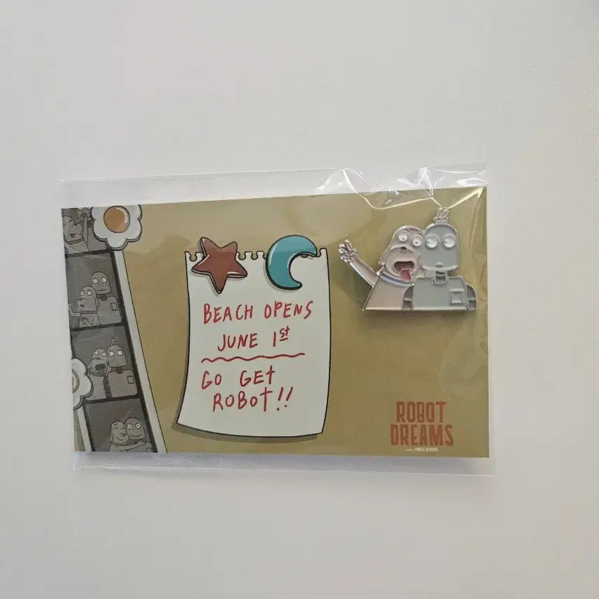 [BUNJANG] Robot Dream Click Badge (Dog &amp; Robot) Background Paper Set / 로봇드림 찰칵 뱃지 (도그&amp;로봇) 배경지 세트
