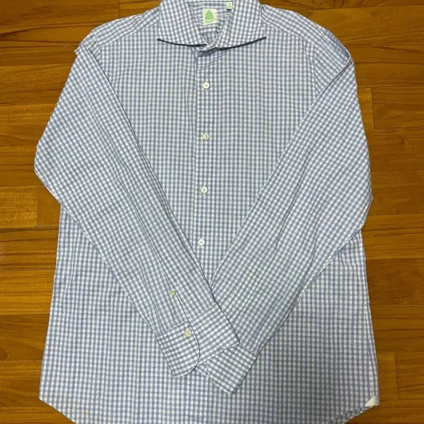 [BUNJANG] Finamore Napoli Sergio Model Checked Dress Shirt 16 1/2 / Finamore Napoli 체크 셔츠 16 1/2