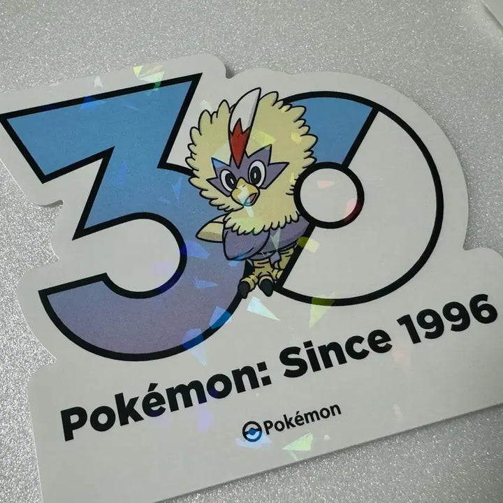 [BUNJANG] Pokemon 30th Anniversary Logo Sticker Set - Soron &amp; Worgle / 포켓몬 30주년 로고 스티커 수리둥보 + 워글
