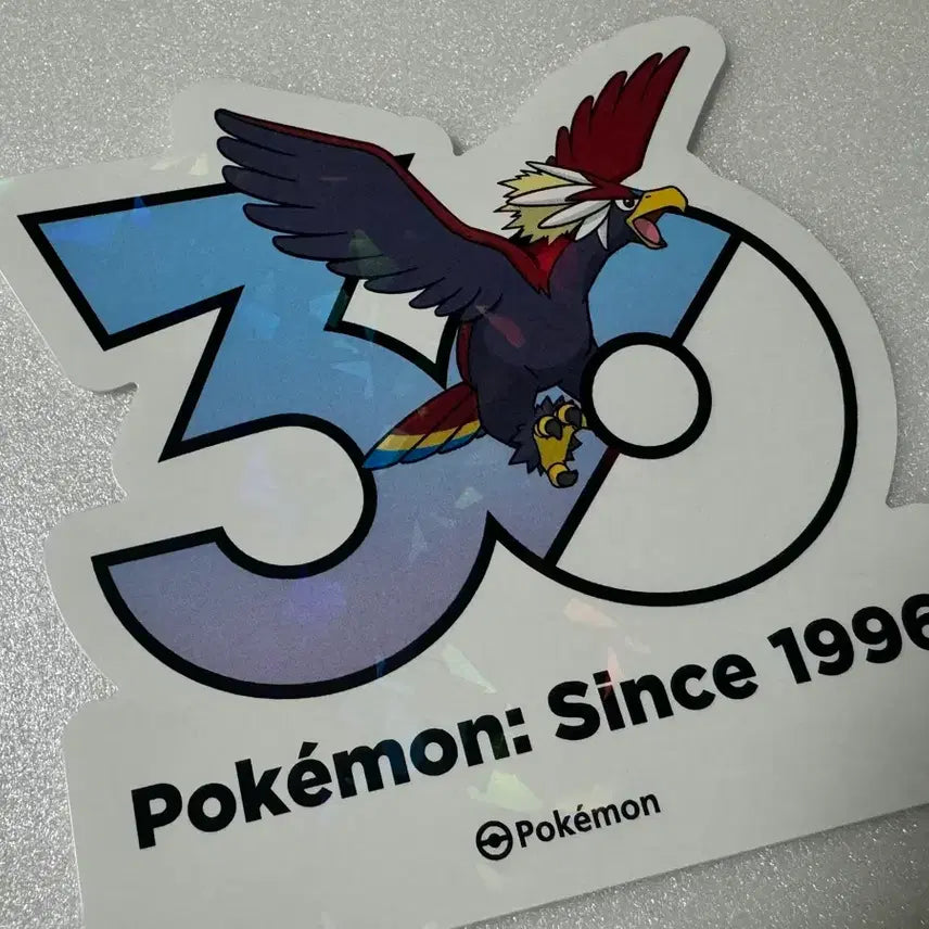 [BUNJANG] Pokemon 30th Anniversary Logo Sticker Set - Soron &amp; Worgle / 포켓몬 30주년 로고 스티커 수리둥보 + 워글