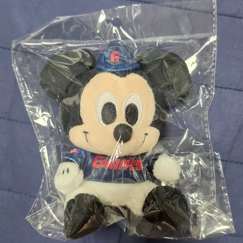 [BUNJANG] Mickey Mouse Lotte Giants Collaboration Plush Doll / 미키마우스 롯데자이언츠 인형