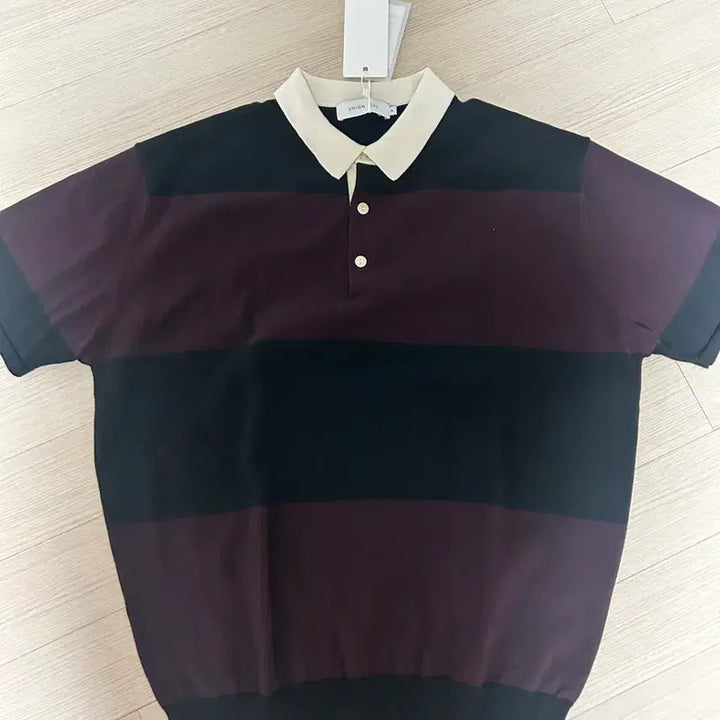 [SOLD OUT] 새상품  유니온블루 RUGBY COLLAR HALF KNIT