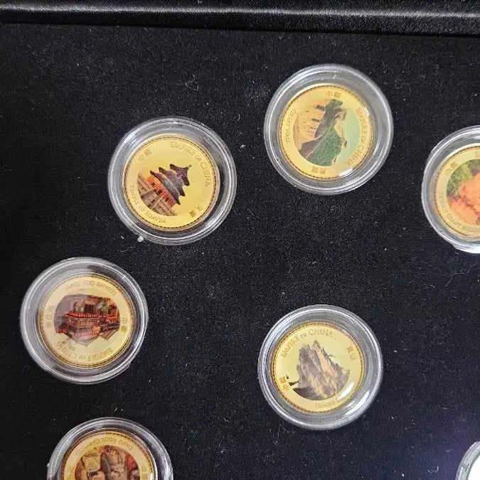 [BUNJANG] China Landmark 1 Yuan Coin Set - Limited Edition / 중국 명소 기념 1위안 주화세트