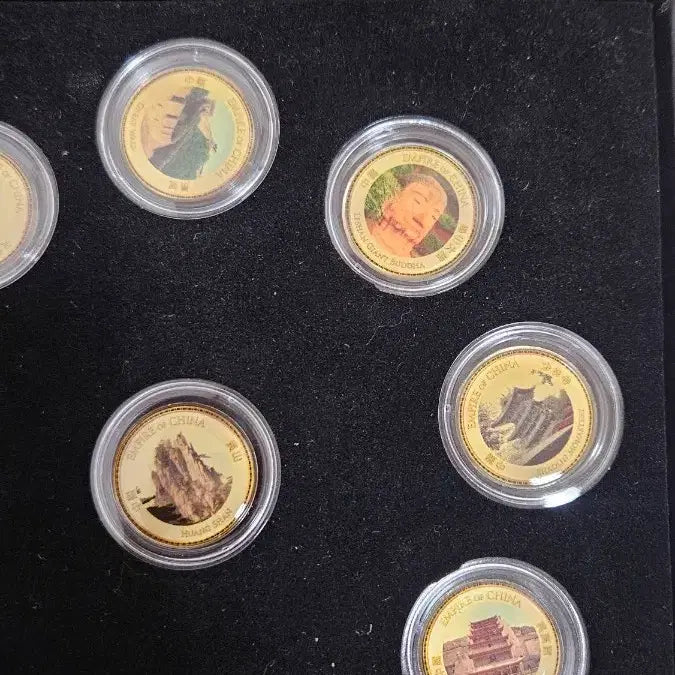 [BUNJANG] China Landmark 1 Yuan Coin Set - Limited Edition / 중국 명소 기념 1위안 주화세트