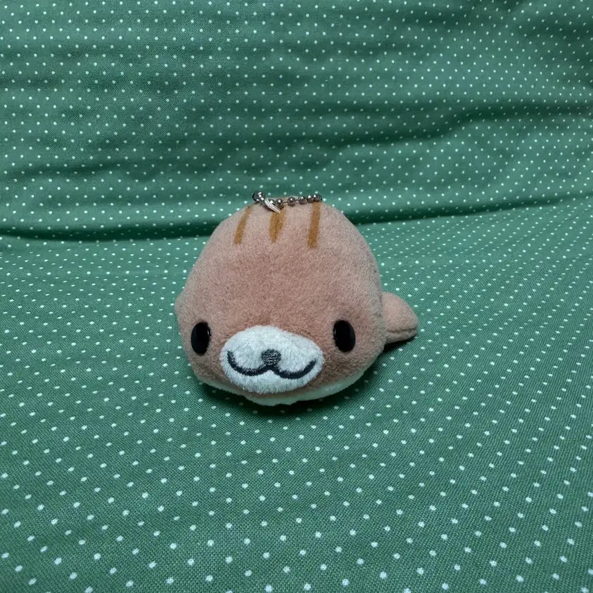 [BUNJANG] Vintage Choco Mamegoma Doll Keychain / 고전 초코 마메고마 인형 키링