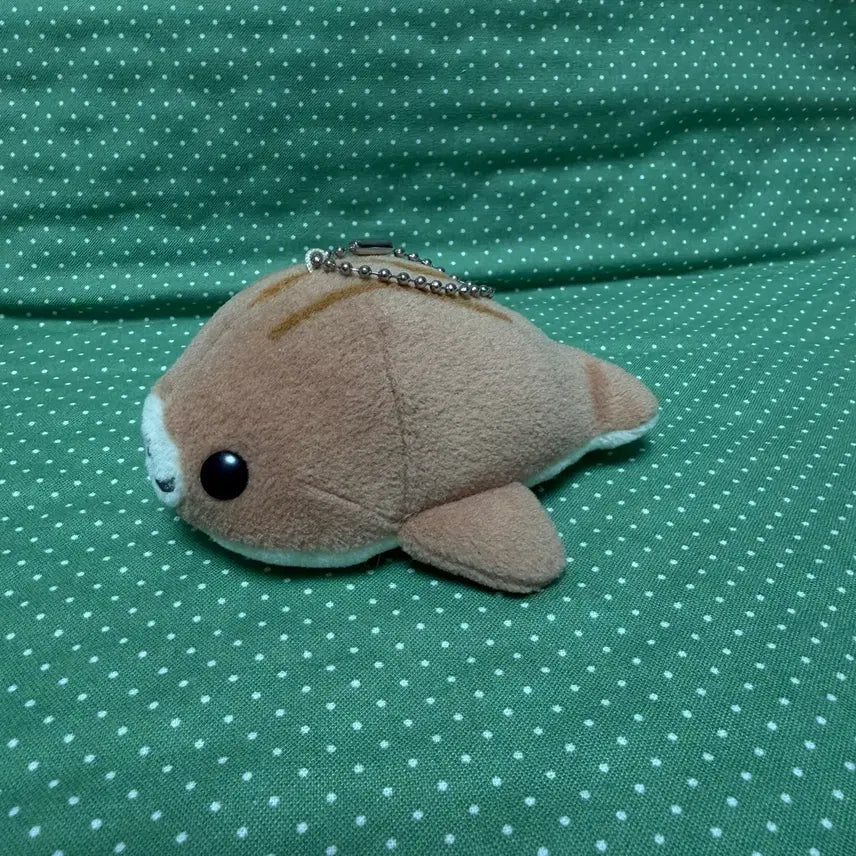 [BUNJANG] Vintage Choco Mamegoma Doll Keychain / 고전 초코 마메고마 인형 키링