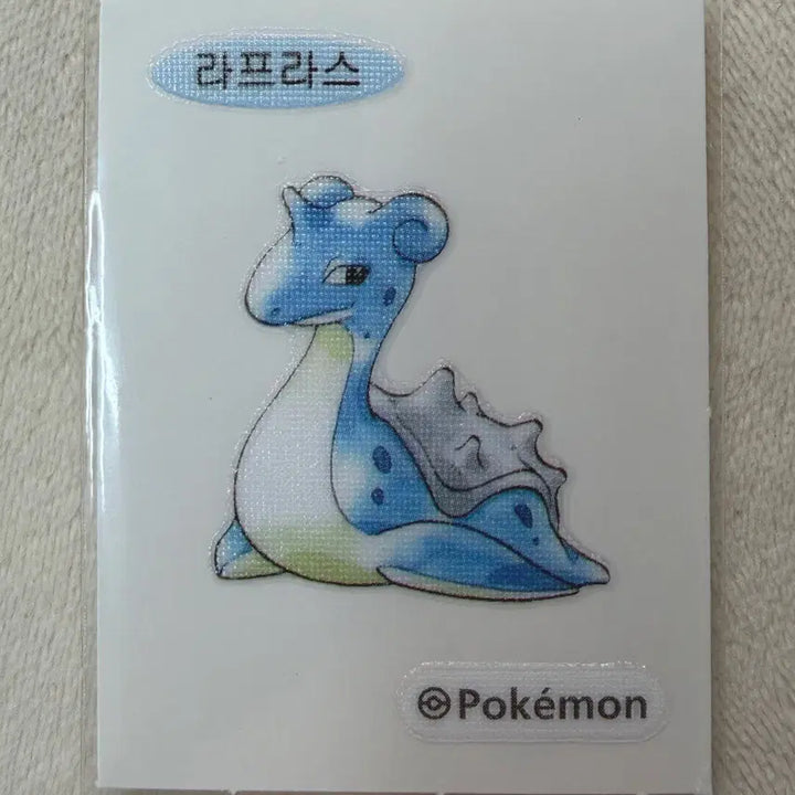 [BUNJANG] Pokemon 30th Anniversary Lapras Original Artwork Ppujip Seal / 131 라프라스 30주년 오리지널 아트웍 포켓몬 띠부띠부씰