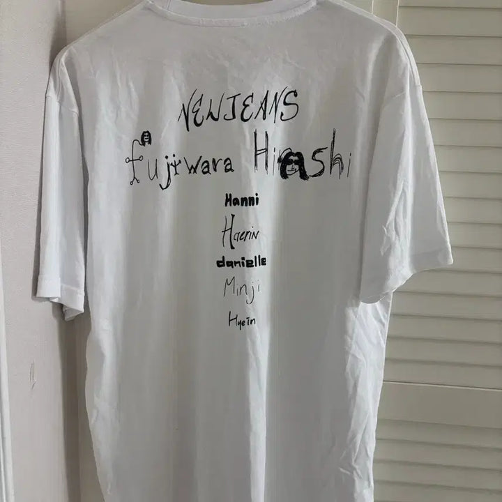 [BUNJANG] NewJeans x Hiroshi Fujiwara Collaboration T-Shirt / NewJeans 후지와라 히로시 콜라보 티셔츠