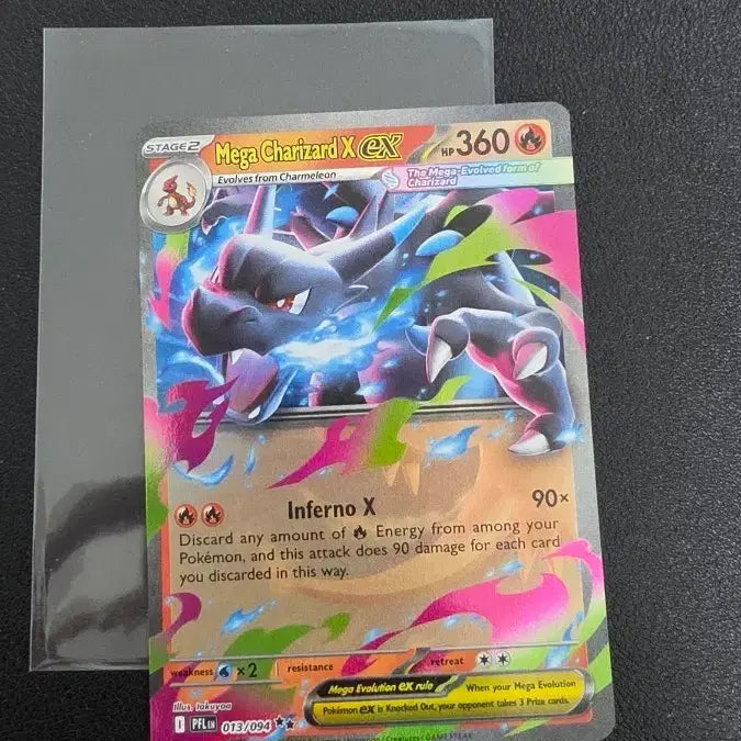 [BUNJANG] Pokemon Card Mega Charizard X EX North American English Version / 포켓몬 카드 메가 리자몽 X EX 북미판 영판