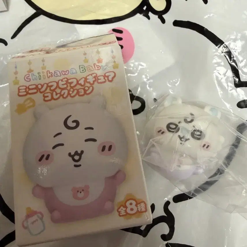 [BUNJANG] Chiikawa Baby Minisofty Momonga Figure / 치이카와 베이비 미니소프비 모몽가
