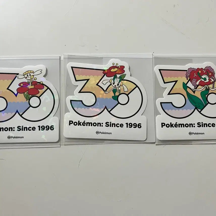 [BUNJANG] Pokemon 30th Anniversary Flabébé, Floette, Florges Sticker Set / 포켓몬 30주년 스티커 플라베베+플라엣테+플라제스