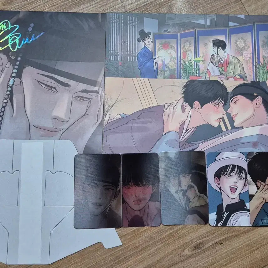 [BUNJANG] Night Ravings Art Book Various Merchandise Bundle Set / 야화첩 모펀 색지 투니크 렌티 레진 팝업 팀레진 아밝 컬포 포카 일괄