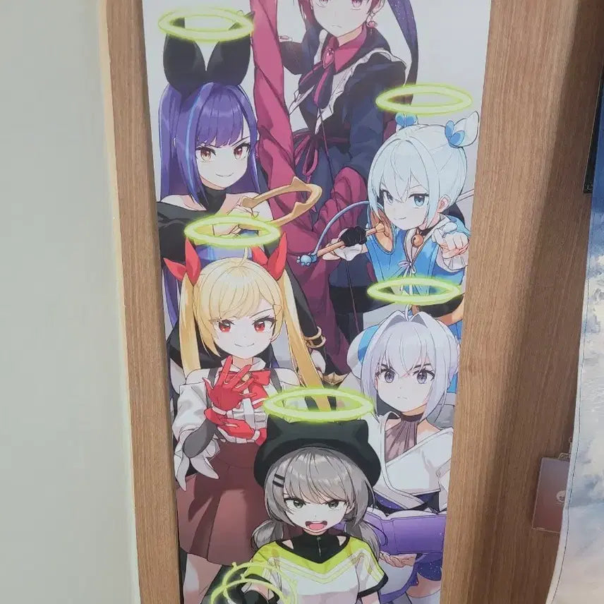 [BUNJANG] Virtual Idol Group (Isegye idol) Wall Scroll / 마법소녀 이세돌 족자봉