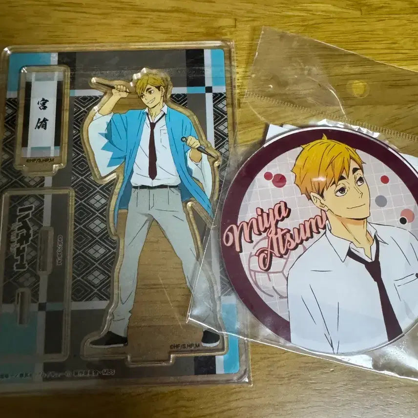 [BUNJANG] Haikyuu!! Miya Atsumu Birthday Diorama &amp; Acrylic Block / 하이큐 미야 아츠무 디오라마,생일 아크릴 블럭