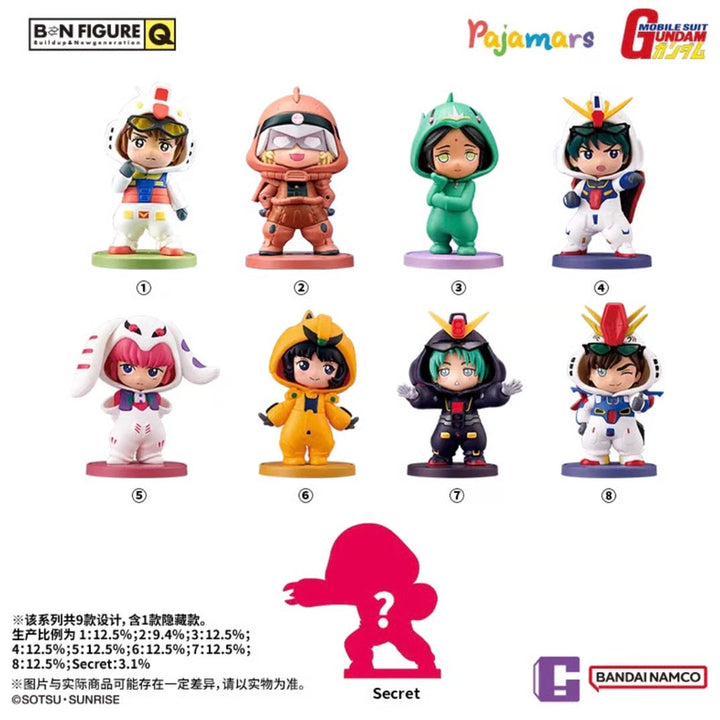 [BUNJANG] Gundam Universal Century Pajamas Full Box Set (8 Pieces) / 건담 파자마 파자마즈 우주세기 [아무로 레이, 라라아 슨]