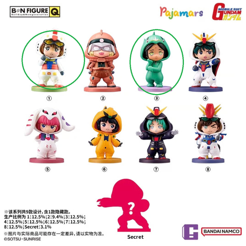 [BUNJANG] Gundam Universal Century Pajamas Full Box Set (8 Pieces) / 건담 파자마 파자마즈 우주세기 [아무로 레이, 라라아 슨]