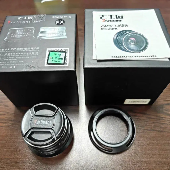 [SOLD OUT] 7Artisans 7장인 25mm F1.8 후지필름 X 마운트 MF 렌즈