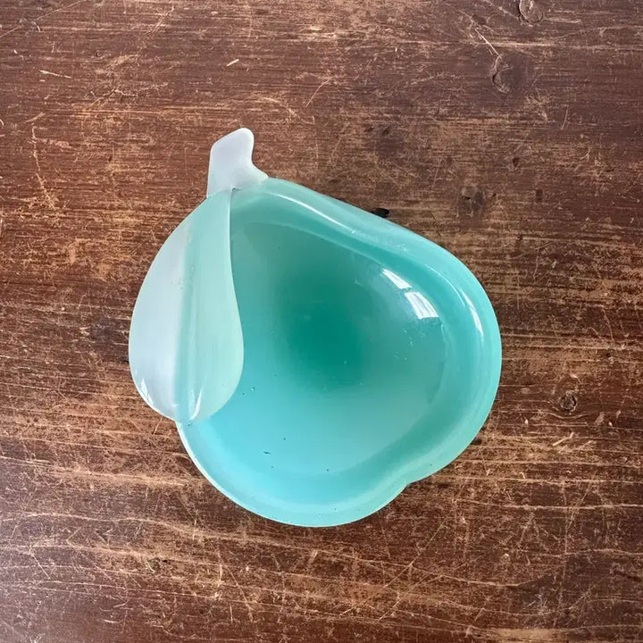 [BUNJANG] Vintage Italian Milk Glass Pear Bowl / 이탈리아)빈티지 밀크클라스 서양배 볼
