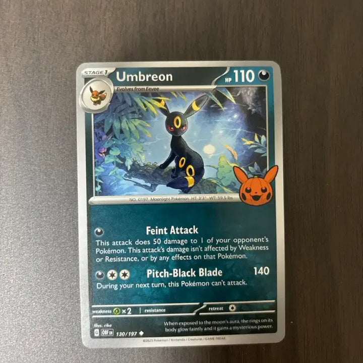 [BUNJANG] Pokemon Card Umbreon Halloween North American Edition / 포켓몬 카드 블래키 할로윈 북미