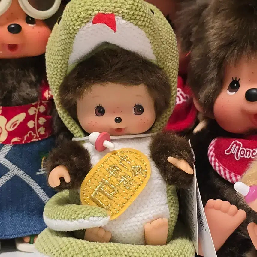 [BUNJANG] Monchhichi Snake Outfit Plush / 뱀 몬치치 인형