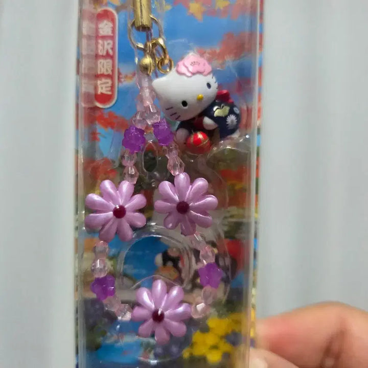 [BUNJANG] Sanrio Flower Hello Kitty Vintage Strap / 빈티지 토이 캐릭터 굿즈 고전 만화 인형 산리오 플라워 헬로키티 스트랩