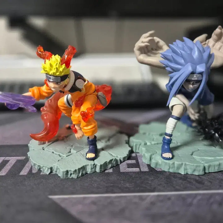 [BUNJANG] Naruto Shippuden Kurama Sasuke Figure Bundle Set + Ichiban Kuji Lower Prize / (일괄)나루토 구미 사스케 주인  메모러블 사가 피규어 + 쿠지 하위상