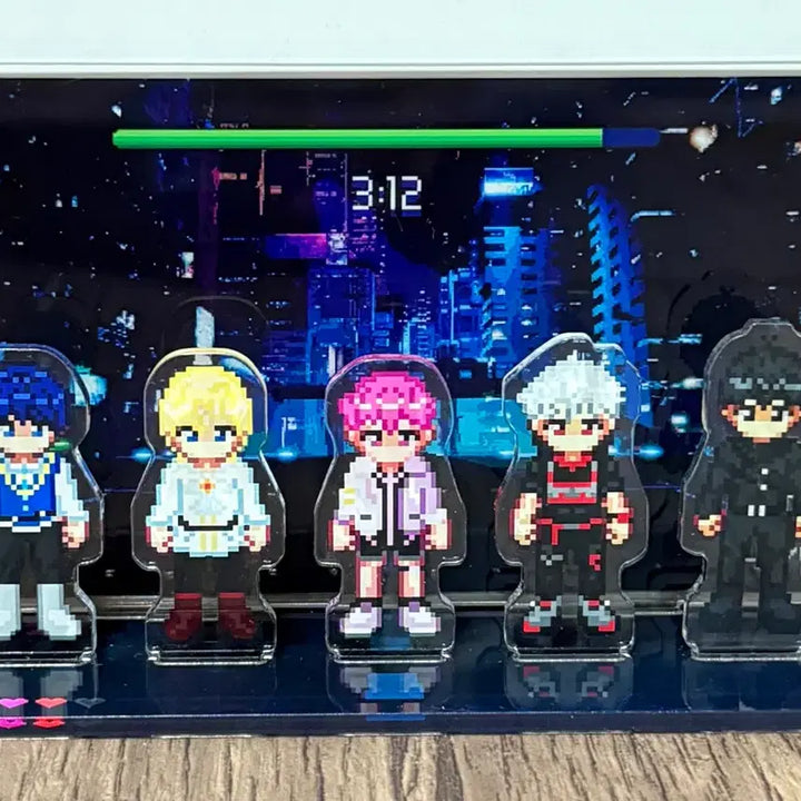 [BUNJANG] PLAVE Pixel World Acrylic Diorama / 플레이브 픽셀월드 아크릴 디오라마