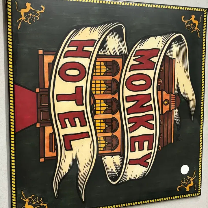 [BUNJANG] Jannabi 1st Album LP (Sealed) White Monkey Hotel / 잔나비 1집 lp(미개봉) 흰색 몽키호텔
