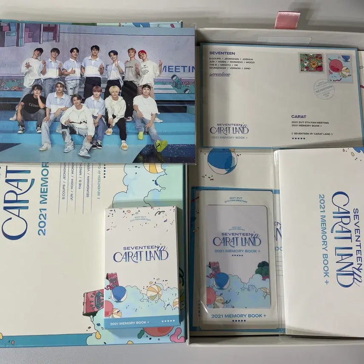 [SOLD OUT] 세븐틴 2021 캐럿랜드 메모리북(포카 등 구성품)