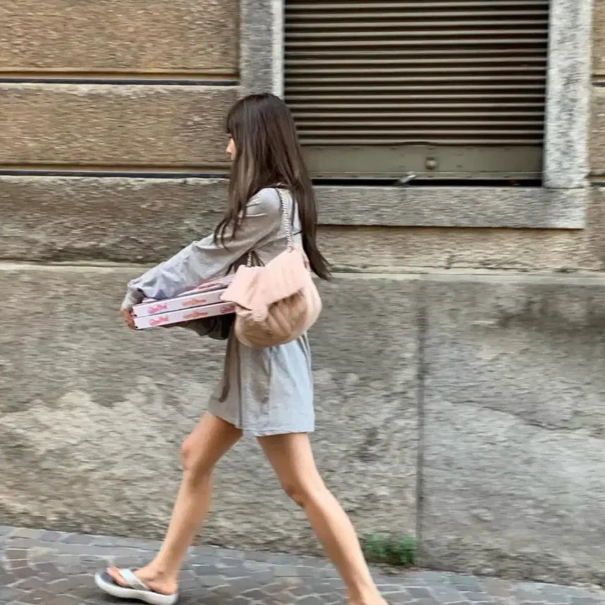[BUNJANG] Minuit Mute Soft Chain Pale Pink Bag / 새상품/실사0) 미닛뮤트 소프트 체인 페일핑크 soft chain
