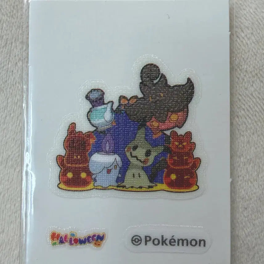 [SOLD OUT] 따라큐 불켜미 야광 할로윈 포켓몬 띠부띠부씰