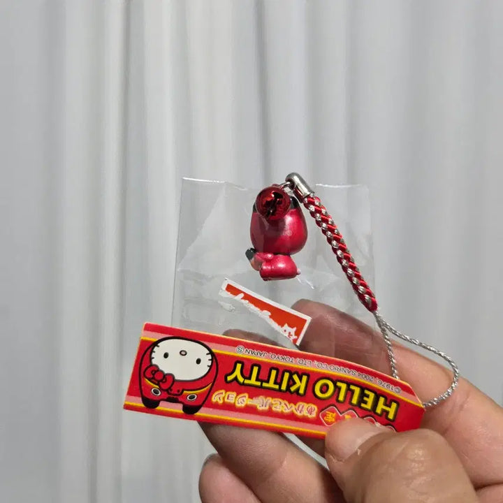 [BUNJANG] Vintage Sanrio Akabeko Hello Kitty Strap Character Goods / 빈티지 토이 캐릭터 굿즈 고전 만화 인형 산리오 아카베코 헬로키티 스트랩