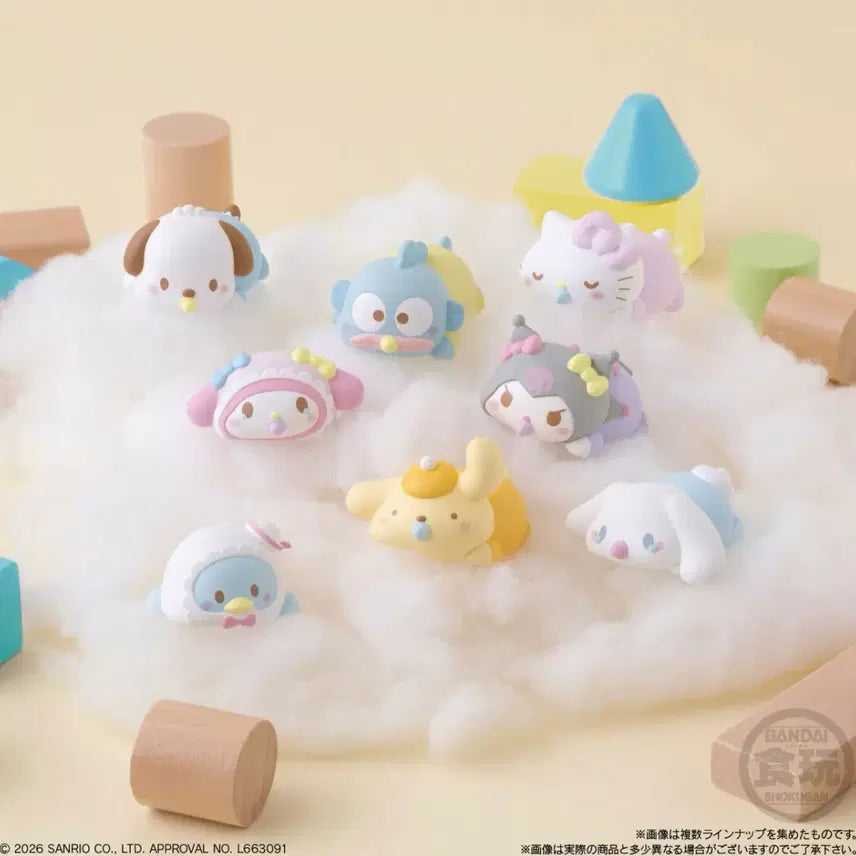 [BUNJANG] Sanrio "Mallow" Figure 6pc Set / 산리오 말랑피규어 6종세트