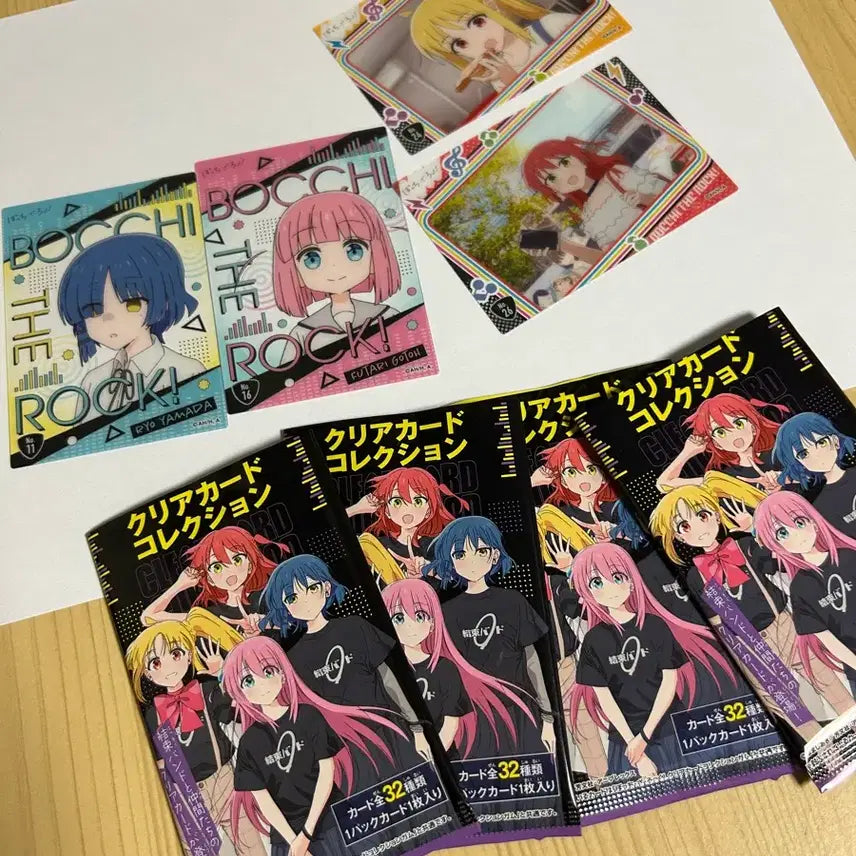 [BUNJANG] Bocchi the Rock! Clear Card Set / 봇치 클리어 카드 4종 일괄