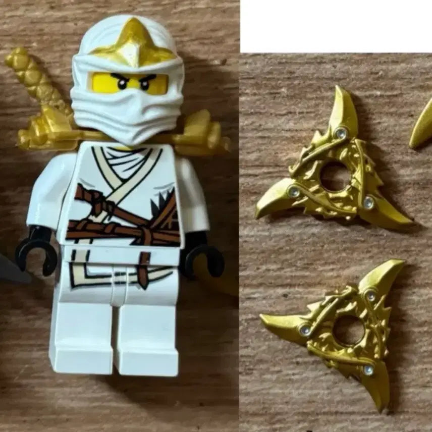 [BUNJANG] LEGO Ninjago Zane ZX Custom Golden Weapon / 레고 닌자고 쟌 zx 커스텀 황금무기