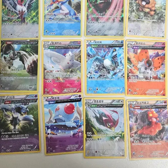 [BUNJANG] Vintage Pokemon Card Full Art Set (12 Cards) / 포켓몬카드 옛날 풀일러 카드 12장 판매