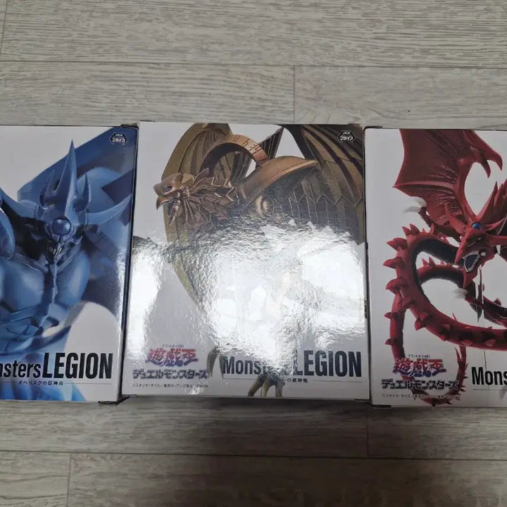 [BUNJANG] Yu-Gi-Oh! Three Sacred Beasts Figure Set / 유희왕 피규어 삼환신