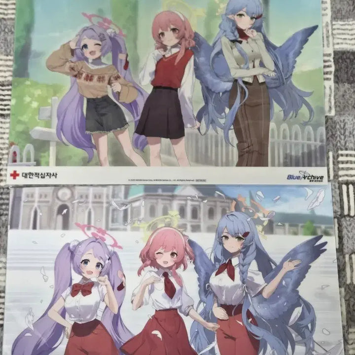 [BUNJANG] Blue Archive Ichiban Kuji K-Prize Orchestra Red Cross Neru Clear Posters / 블루아카이브 포스터 이치방쿠지 제일복권 k상 오케스트라 헌혈 적십자 네루