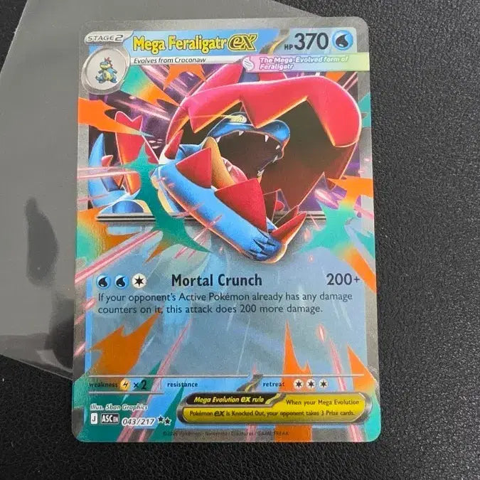 [BUNJANG] Pokemon Card Mega Tyranitar ex RR North American Edition / 포켓몬 카드 메가 쟝크로다일 ex rr 북미판 영판