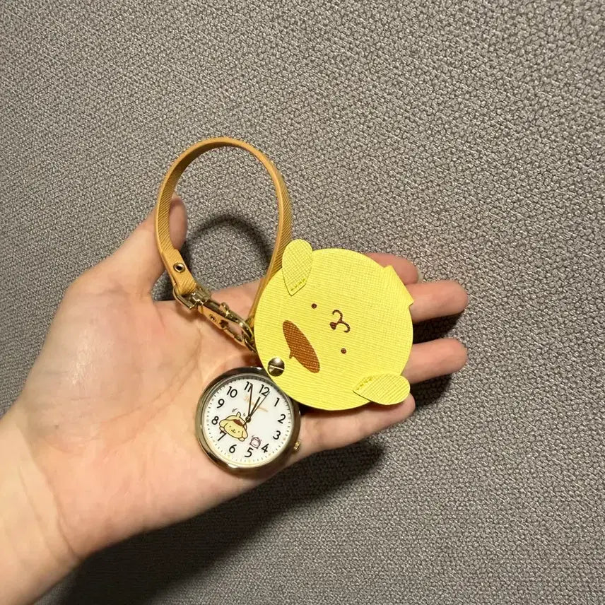 [BUNJANG] Sanrio Pompompurin Watch Keychain / 산리오 폼폼푸린 시계 키링 새상품