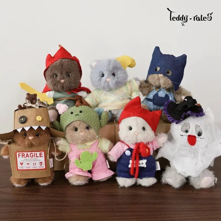 [BUNJANG] Teddy Tales Mischievous Lena Cat Poki Plush / [확정상품] 테디테일즈 장난꾸러기 레나캣_포키